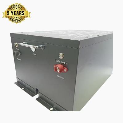 5 da vida útil do carrinho de golfe do lítio anos de carregador 200A de Ion Battery centímetro cúbico continuam