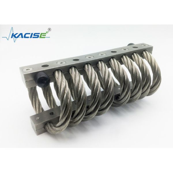 Industrial Wire Rope Vibration Isolator with Return Air Function and 20g/11ms Shock Resistance in Stainless Steel