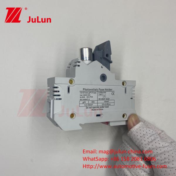 10*38mm GPV 1000VDC 32A FUSE Din Guide Fuse Holder For Easy And Secure Installation