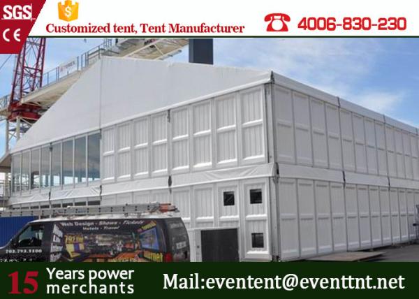 Outdoor Balcony Double Decker Tent Transparent With Two Storey For 500+ Seats