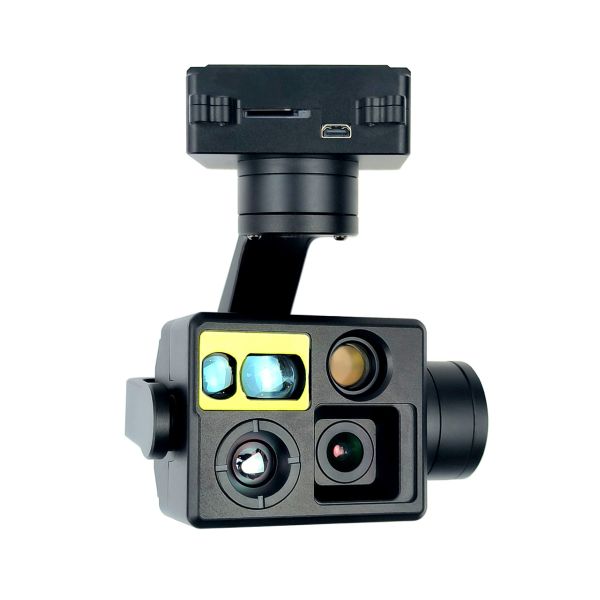 4K Daylight 9x Digital Zoom Dual Focus Thermal Imaging Camera with 1200m Laser Rangefinder for UAV Systems