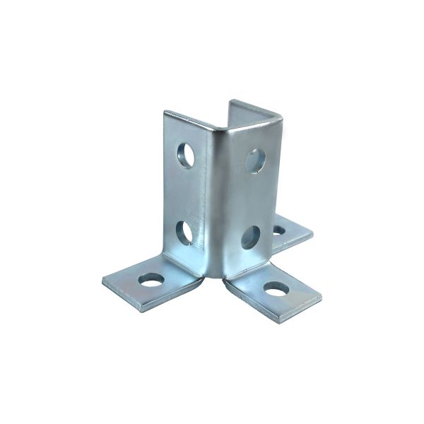 Galvanized Steel Channel Base Plate 6mm Thickness Q235 Material