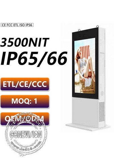 Доска Signage цифров на открытом воздухе рекламы IP65 2500nits для автовокзала