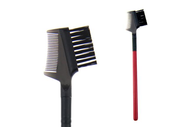Red Mineral Eyebrow Brush Eyeshadow Blending Brush Ferrule Synthetic Hair