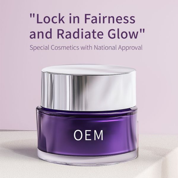 Crème blanchissante pour le visage Cosmétiques de beauté Personnalisé Naturel Éclaircissant pour la peau Crème hydratante pour le visage pour peau noire