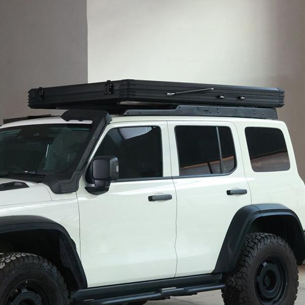 Hard Shell Car Roof Tent 212x131cm Aluminum 300gsm Polyester