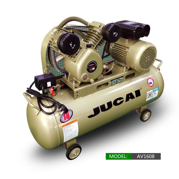 Industrial Electric Reciprocating Piston Jucai Air Compressor 2 Hp 1.5kw 60L