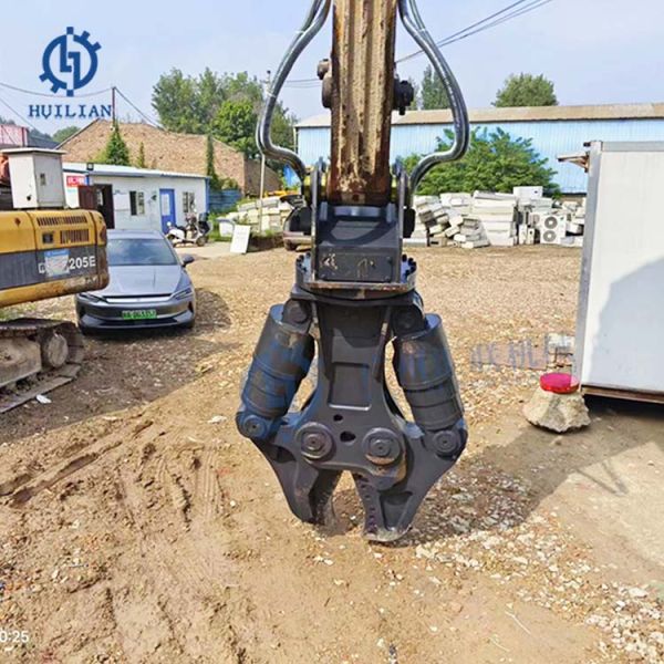 PC200 PC210 PC270 PC300 PC350 Excavator Hydraulic Demolition Double Cylinder Hydraulic Shear For 25ton 35ton Excavator