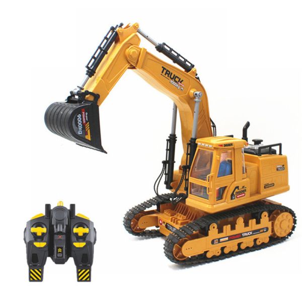 2.4G Wireless Remote Control Vehicle Crawler Excavator for Children's Simulation Play