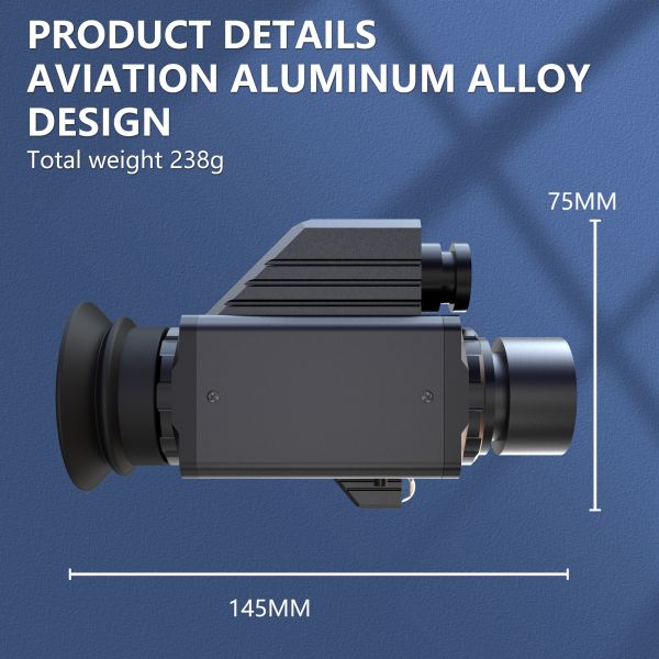 Outdoor thermal imaging night vision monocular 4k infrared heat sensing high-definition tourism detection telescope