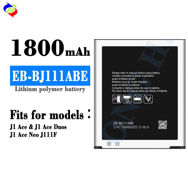 3.8V 1800mAh EB-BJ111ABE Replacement Battery For Samsung Galaxy J1 Ace J1ACE Battery