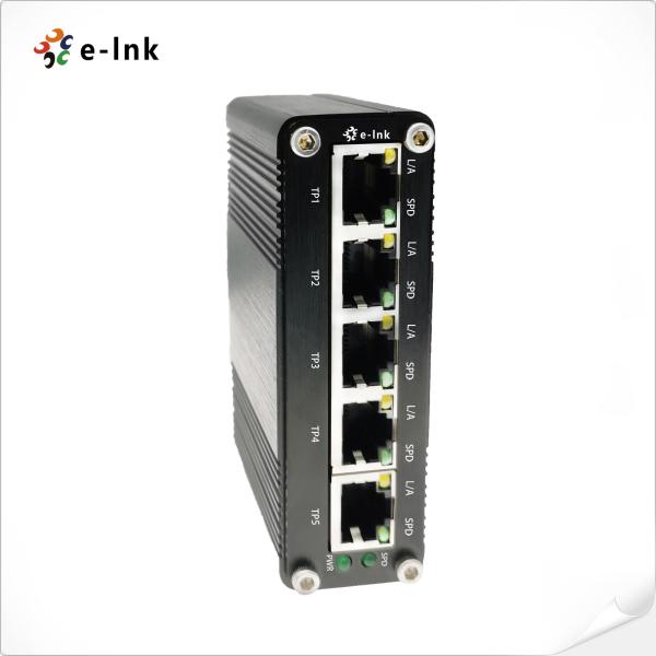12~48VDC小型産業5港10/100TXのコンパクトのイーサネット スイッチ