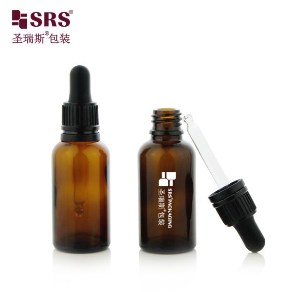 5ml 10ml 15ml 20ml 30ml 50ml 100ml Glass Dropper Bottle for Skincare Essential Oil with Tamper Evident