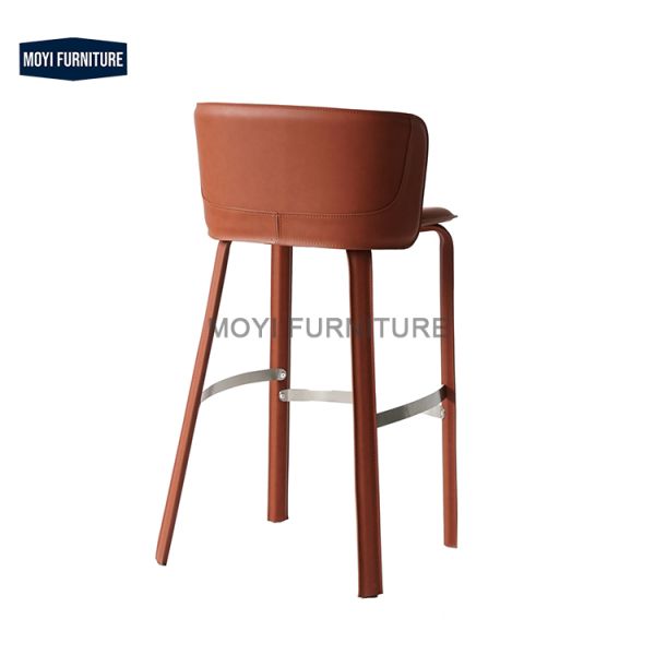 Bar Furniture Stainless Steel Base Adjustable Rotating Modern High Chair Light Luxury Bar Stool Home Bar Kitchen Island