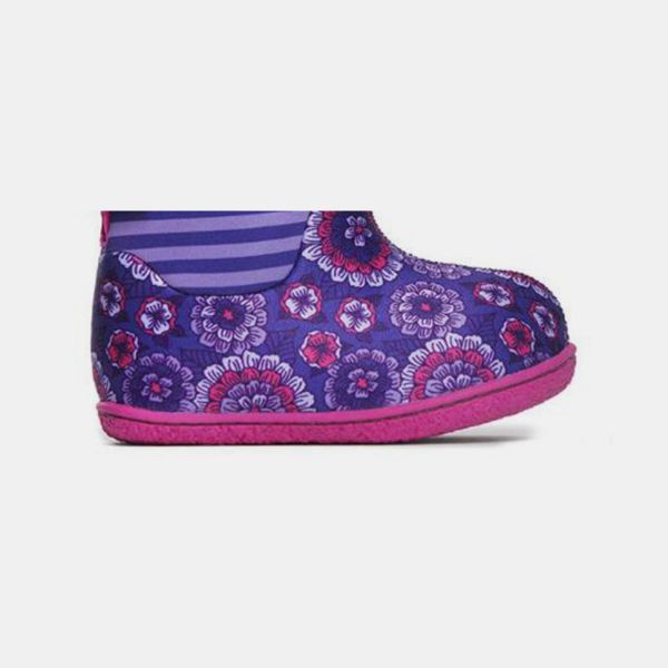 BSCI Slip Resistant Neoprene Waterproof Rain Boots For Kids Winter