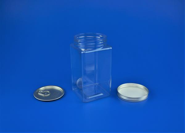 Durable Airtight Kitchen Canisters , Easy Opening Plastic Jars With Lids For Food
