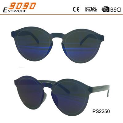 2018 new style Unisex oval sunglasses, polarized UV 400 lens,pc temple