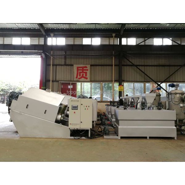 Прямой винтовой пресс TPDL для очистки промышленных сточных вод и обезвоживания ила