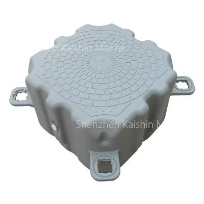 A doca modular plástica da doca de flutuação do cilindro do HDPE cuba para a doca do molhe/pontão do PE