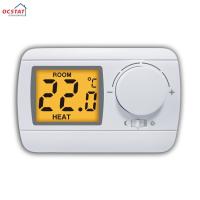 Thermostats de chauffage au sol non programmables LCD Riseem 6A avec capteur NTC intelligent