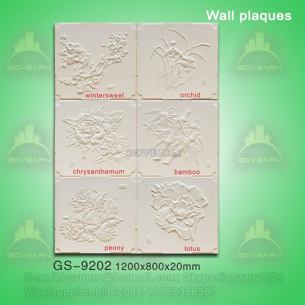 Antique PU wall plaques for home decoration