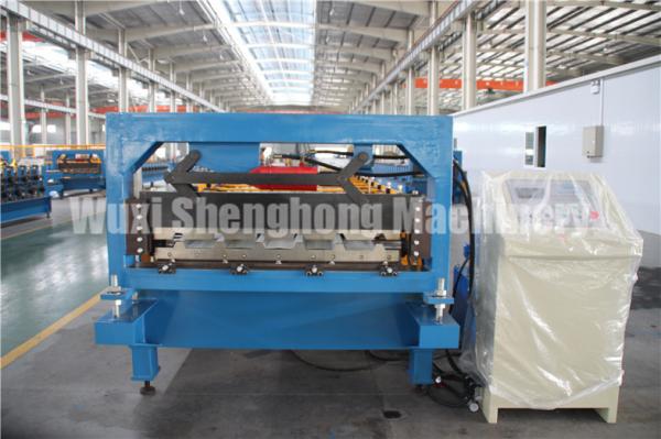 0.4 - 0.8mm Thickness Wall Panel Roll Forming Machine For Garden , Hotel