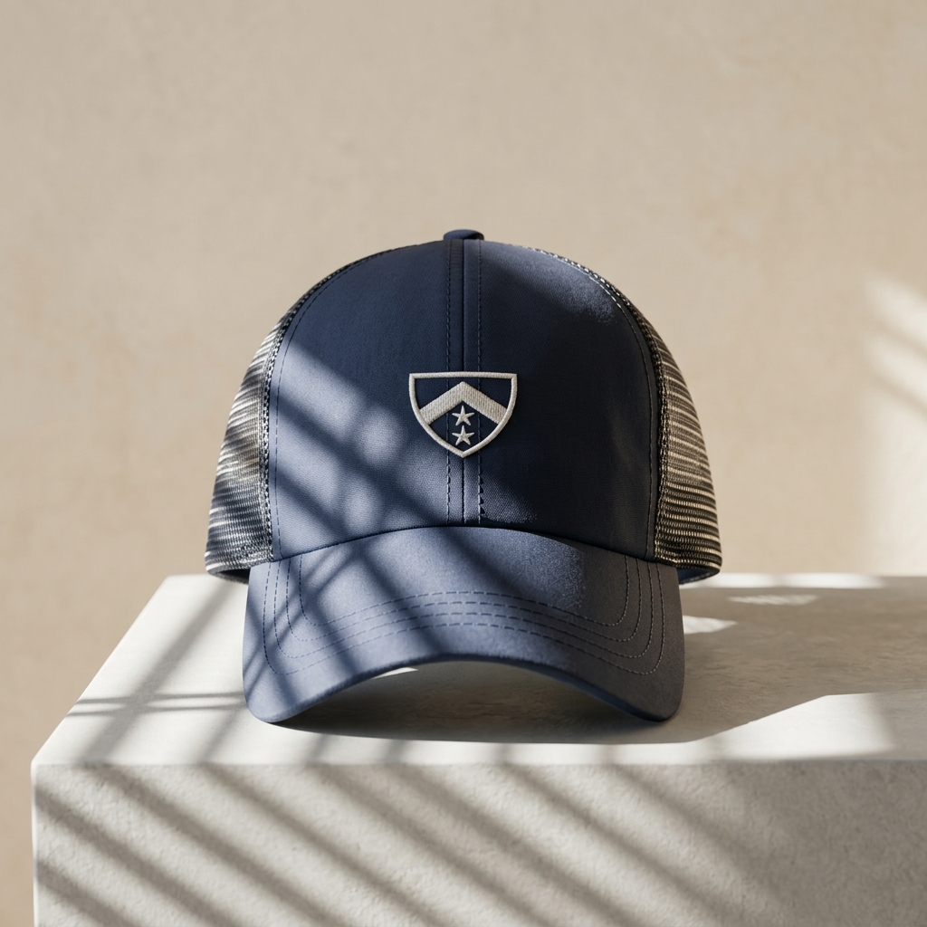 Polyester Embroidery Custom Sports Hat OEM Private Label Running Cap 35g