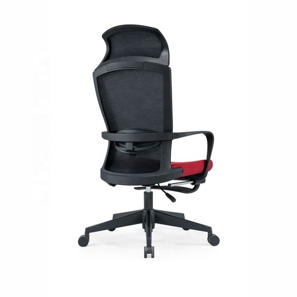 Stainless Steel Swivel Office Chair with Adjustable Back Support and Ergonomic Design