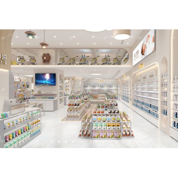 BBC020 Fashion-Forward Baby Clothes Display Baby Shop Interior Design for Customized Store Display Furniture