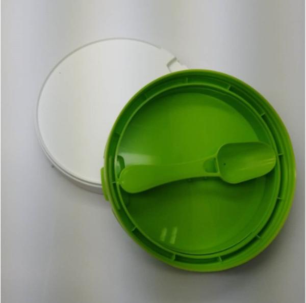 Moda Double Seal Proof Humidity Custom Logotipo de qualidade alimentar Leite em pó pode fechar com colher
