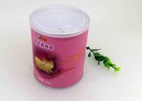O tubo do papel do produto comestível que empacota com fácil hermético descasca fora a tampa para porcas