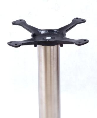Commercial Stainless Steel Table Legs Chrome Dining Table Base Outdoor Bistro Table