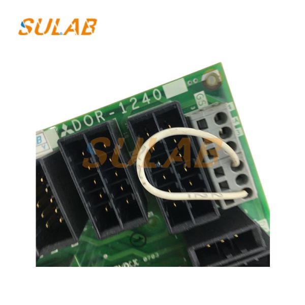 Controlador superior Pcb Board DOR-1240 da porta do carro do elevador do elevador de Mitsubishi