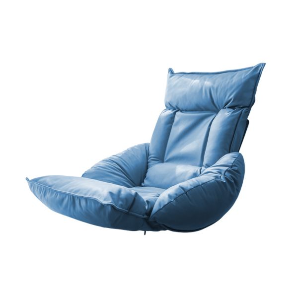 Modern Design Living Room Hotel Leather Single Sofa with Handles Made of Memory Foam