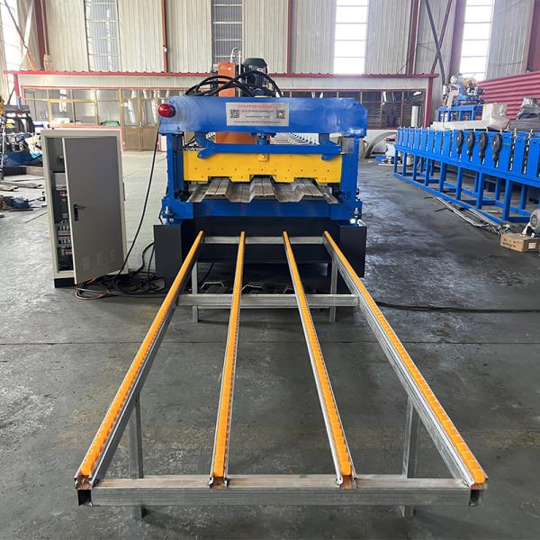 Galvanized Steel Double Decking Sheet Floor Roll Forming Machine