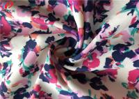 Tissu en nylon imperméable de Spandex de polyamide imprimé par fleur pour des vêtements de bain
