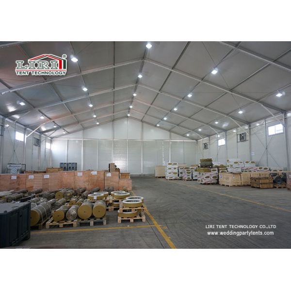 шатры шатров хранения ПВК 60кс220м белые алюминиевые временные промышленные