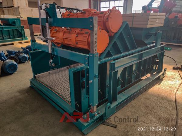 Offshore Drilling Fluids Shale Shaker With Hook Strip Screen 5° Deck Angle