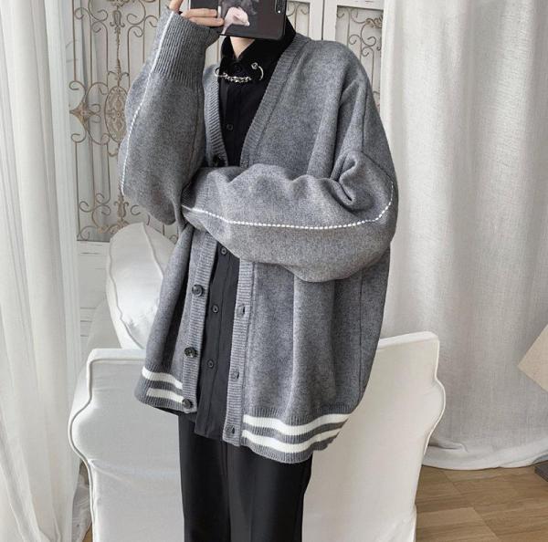 OEM ODM Knitting Cardigan Sweaters 70% Super Wool 30% Cashmere Yarn