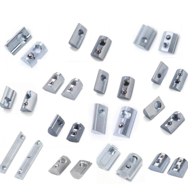 Factory Price M8 Slide in T Nuts Standard 8mm T-Slot 3030 4040 Series Aluminum Extrusion Profile