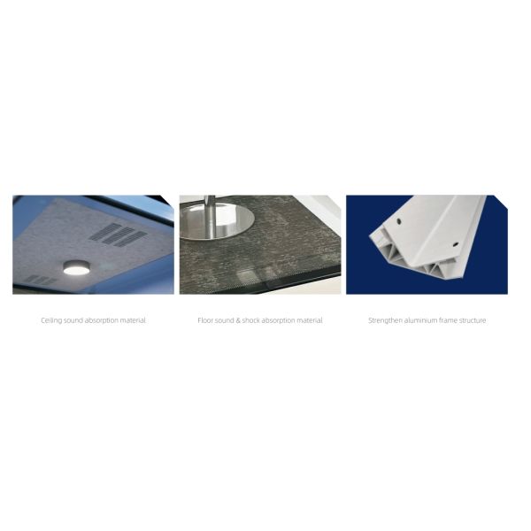 Modular Detachable Office Pod with Multi-Barrier Acoustic Design and Fresh Air System