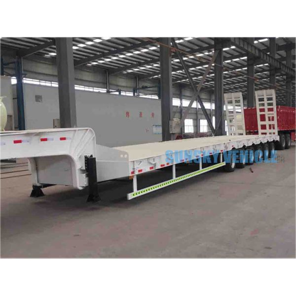 5 Axle Heavy Duty Low Bed Trailer Carbon Steel Q345B