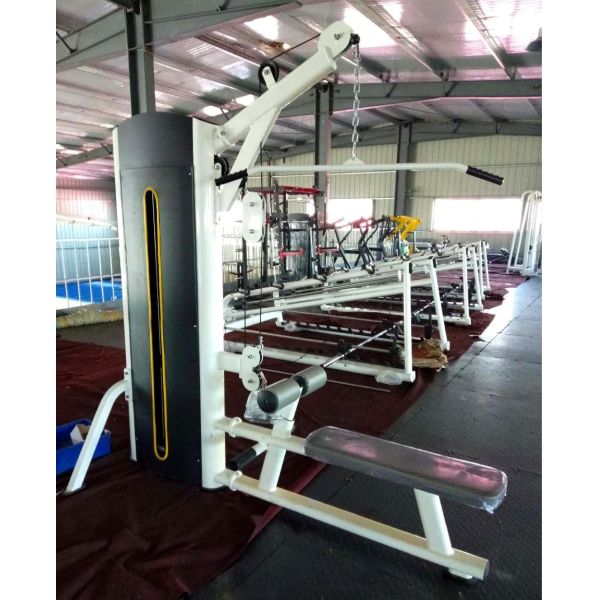 Dual Function Lat Pulldown Row Fitness Equipment for Strengthening Shoulders and Back