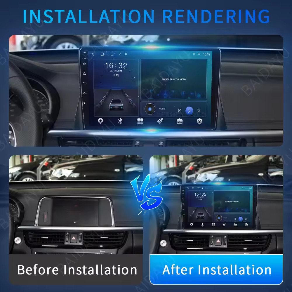 TS10 7862 Универсальное автомобильное радио Carplay Android 9/10 дюймов для головного устройства