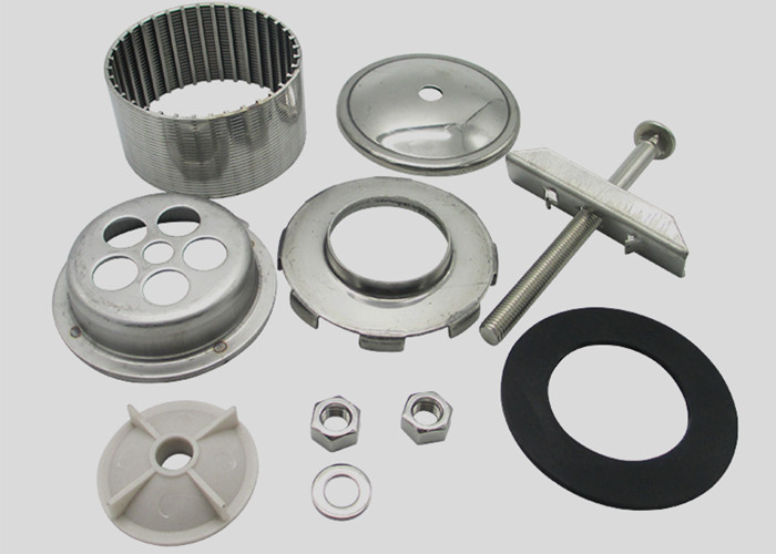 Single / Double Flow Rating Johnson Wire Screen Filter Nozzle With V Wire