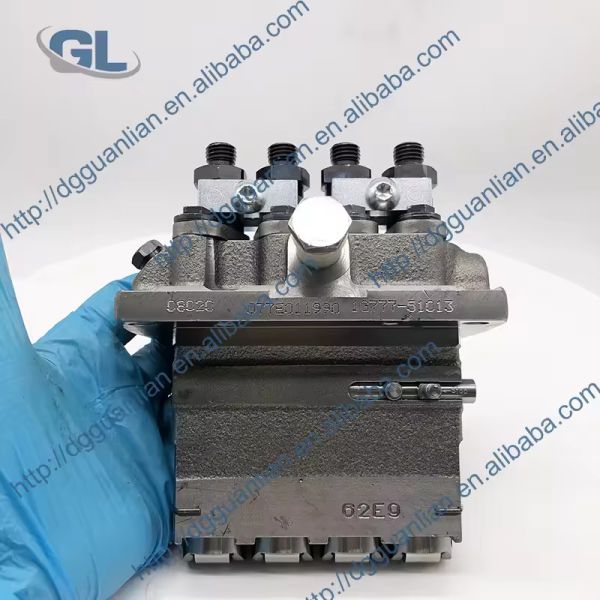 Cabeça de bomba de injeção de combustível nova de fabricação chinesa 1G777-51013 104130-4000 F01G09Y02E compatível com Kubota M6040 M7040 KX080-3S