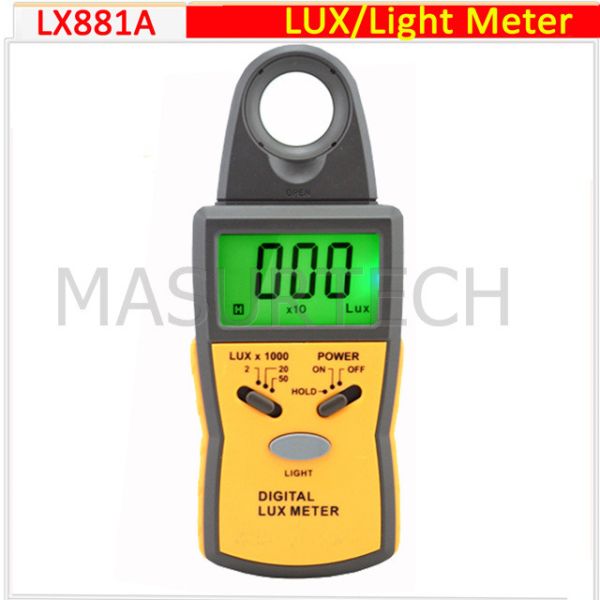 digital light meter, lux meter  0.1Lux~50，000Lux  LX881A