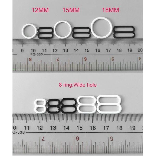 кольца ремня бюстгальтера 9mm вокруг o формируют регулятор нижнего белья