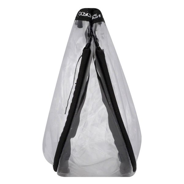 Cosmetic Makeup Toiletry Clear PVC Travel Bath Wash Bag Holder Pouch Kit black