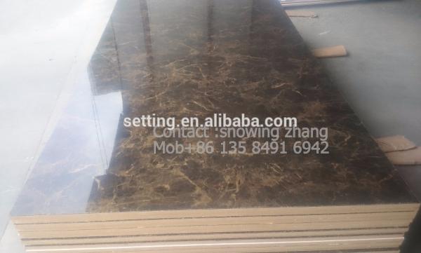 2mm acrylic sheet laminated mdf board for Qatar market ,1220*2440*18mm Acrylic mdf